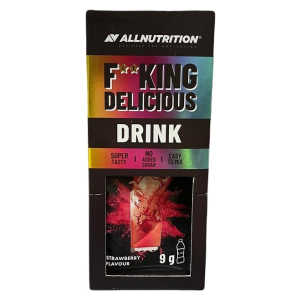 Fitking Delicious Drink, Strawberry - 12 x 9g