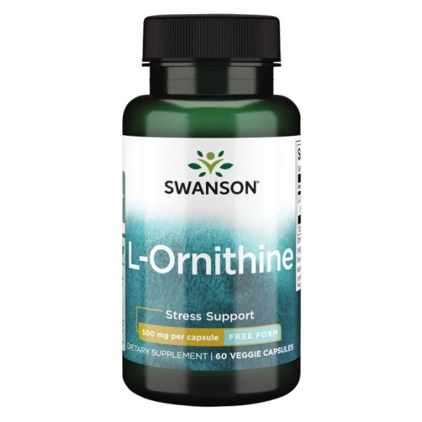 L-Ornithine, 500mg - 60 vcaps