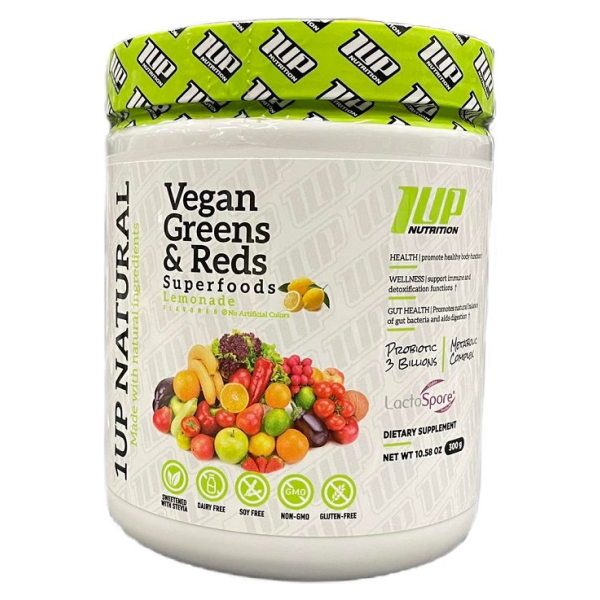 Vegan Greens & Reds Superfoods, Lemonade - 300g