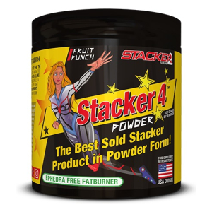 Stacker 4 Powder, Fruit Punch - 150g