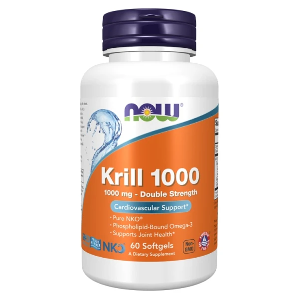 Krill Oil, 1000mg Double Strength - 60 softgels