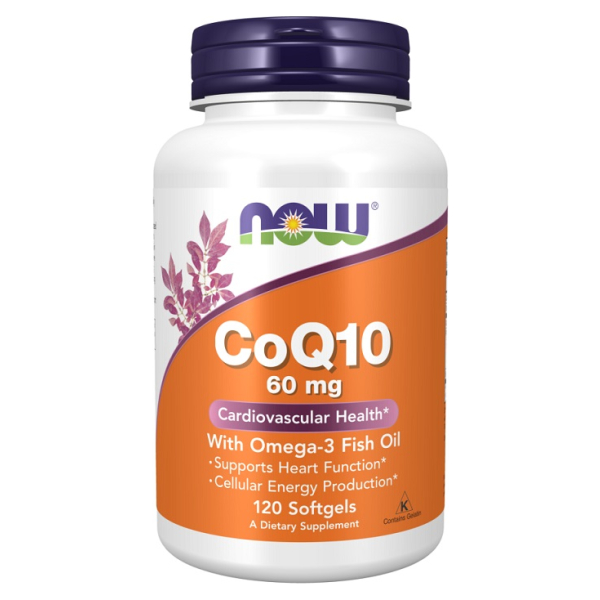 CoQ10 with Omega-3, 60mg - 120 softgels