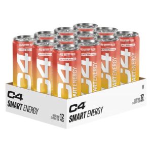 C4 Smart Energy, Red Berry Yuzu - 12 x 330 ml.
