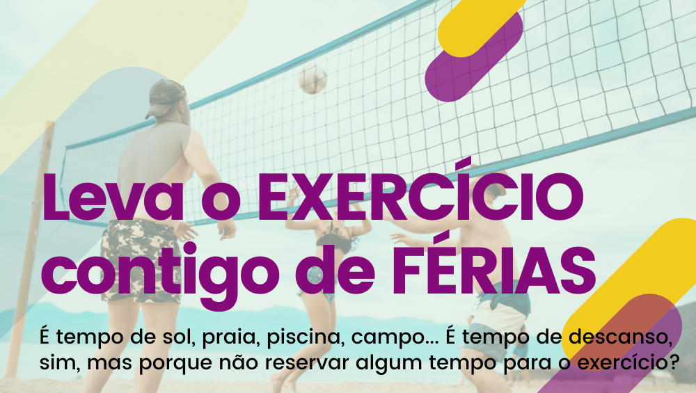Levar o exercício de férias