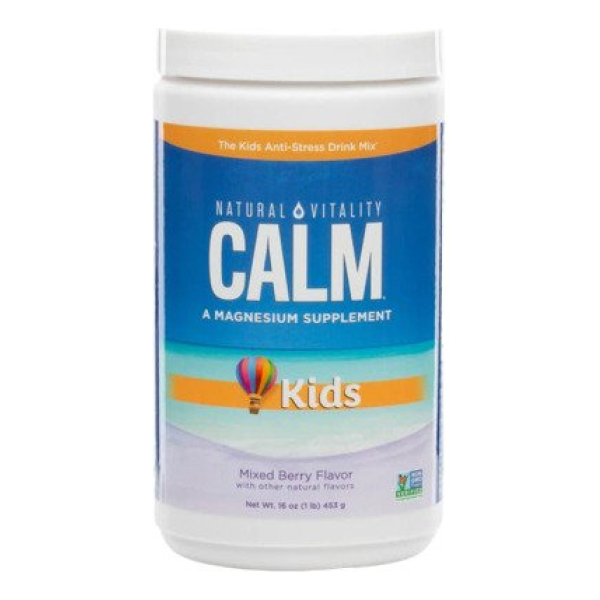 Natural Calm Kids, Mixed Berry - 453g