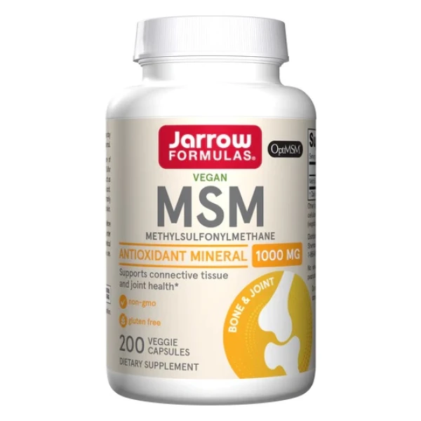 MSM (MethylSulfonylMethane), 1000mg - 200 vcaps