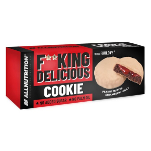 Fitking Delicious Cookie, Peanut Butter Strawberry Jelly - 128g