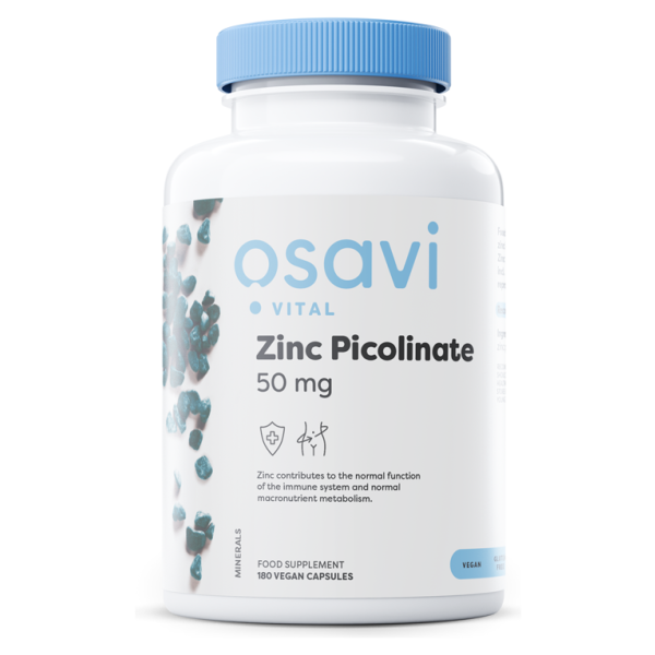 Zinc Picolinate, 50mg - 180 vegan caps