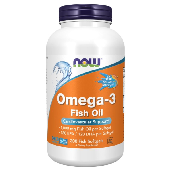 Omega-3 Fish Oil - 200 fish softgels