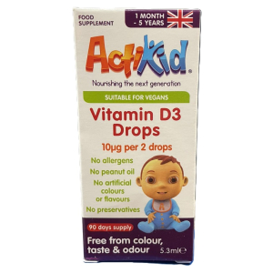 Vitamin D3 Drops, 10mcg - 5 ml.