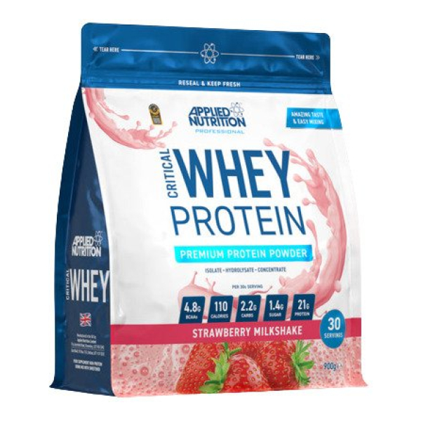 Critical Whey, Strawberry Milkshake - 900g