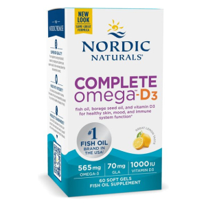 Complete Omega-D3, 565mg Lemon - 120 softgels