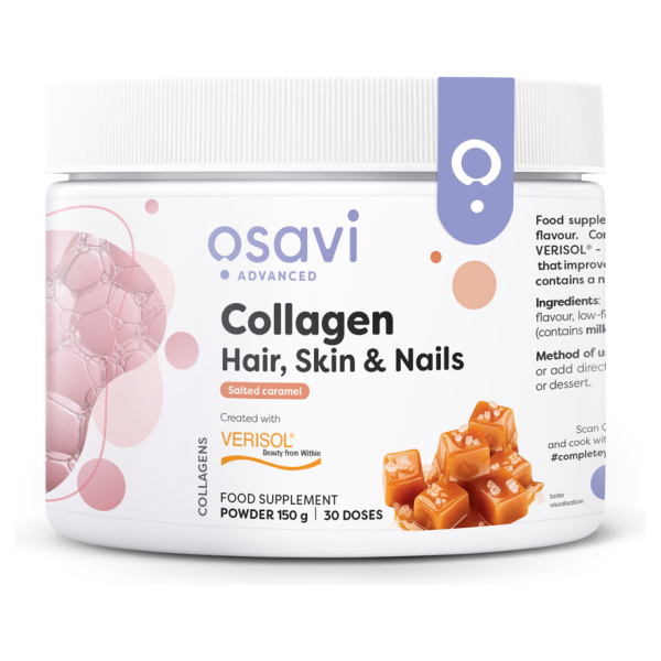Collagen Peptides (Hair, Skin & Nails), Salted Caramel - 150g