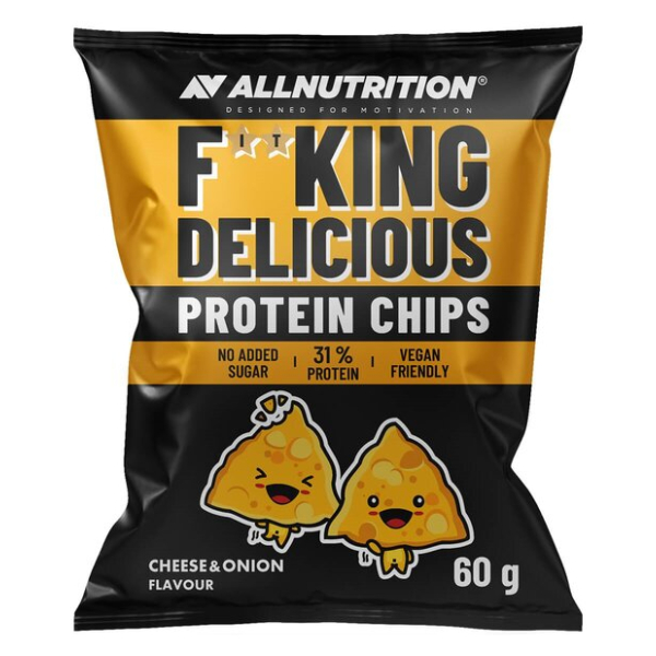 Fitking Delicious Protein Chips, Cheese and Onion - 60g