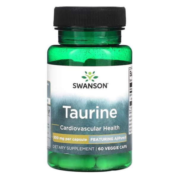 Taurine, 500mg - 60 vcaps