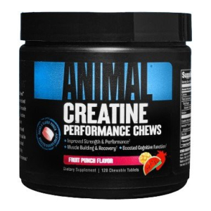 Creatine Chews, Fruit Punch - 120 chewable tablets