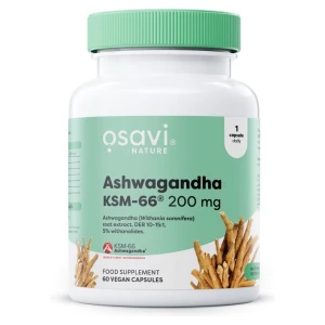 Ashwagandha KSM-66, 200mg - 60 vegan caps
