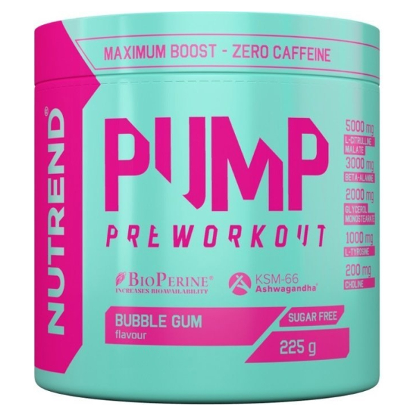 Pump Pre-Workout, Bubble Gum - 225g