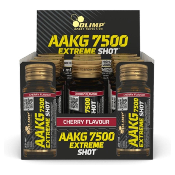 AAKG 7500 Extreme Shot, Cherry - 9 x 25 ml.