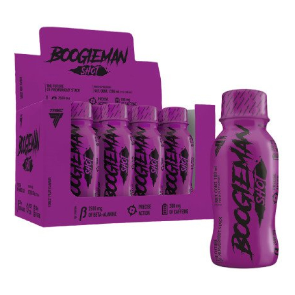 BoogieMan Shot, Forest Fruit - 12 x 100 ml.