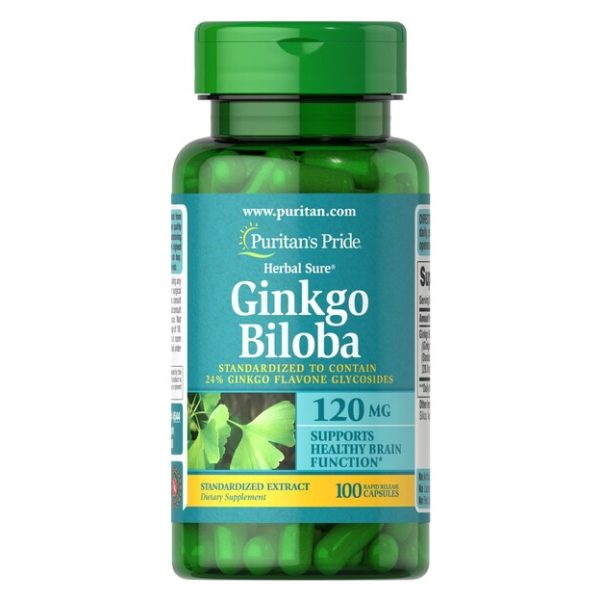 Ginkgo Biloba, 120mg - 100 caps