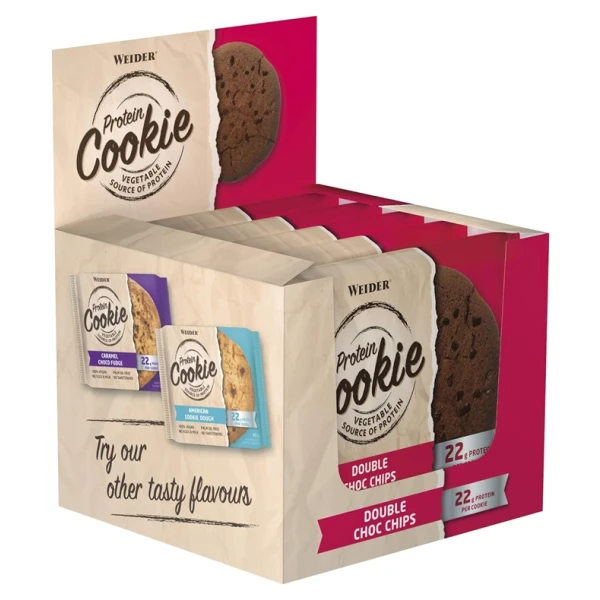 Protein Cookie, Double Choc Chips - 12 x 90g
