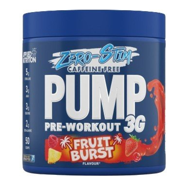 Pump 3G Pre-Workout (Zero Stimulant), Fruit Burst (EAN 5056555204986) - 375g