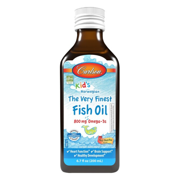 Kid's The Very Finest Fish Oil, 800mg Just Peachie - 200 ml.