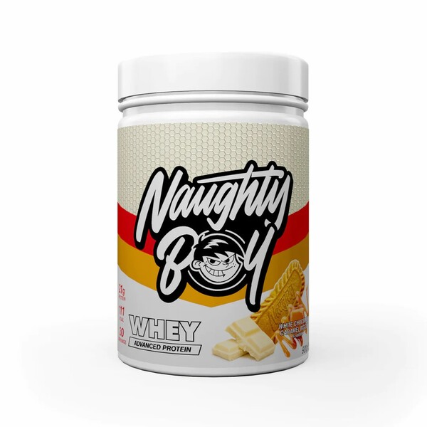Advanced Whey, White Chocolate Caramel Biscuit - 900g