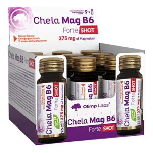 Chela-Mag B6 Forte Shot, Cherry - 9 x 25 ml.