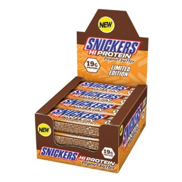 Snickers Hi Protein Bars, Peanut Butter Limited Edition - 12 bars