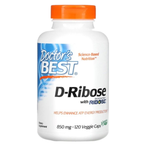 D-Ribose with BioEnergy Ribose, 850mg - 120 vcaps