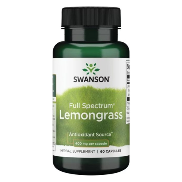 Full Spectrum Lemongrass, 400mg (EAN 087614119311) - 60 caps