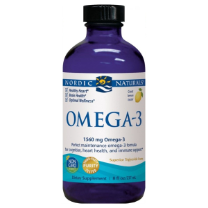 Omega-3, 1560mg Lemon - 237 ml.