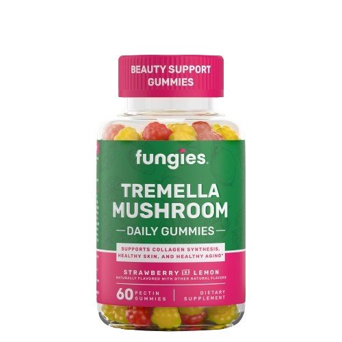 Tremella Mushroom Gummies, Strawberry & Melon - 60 gummies