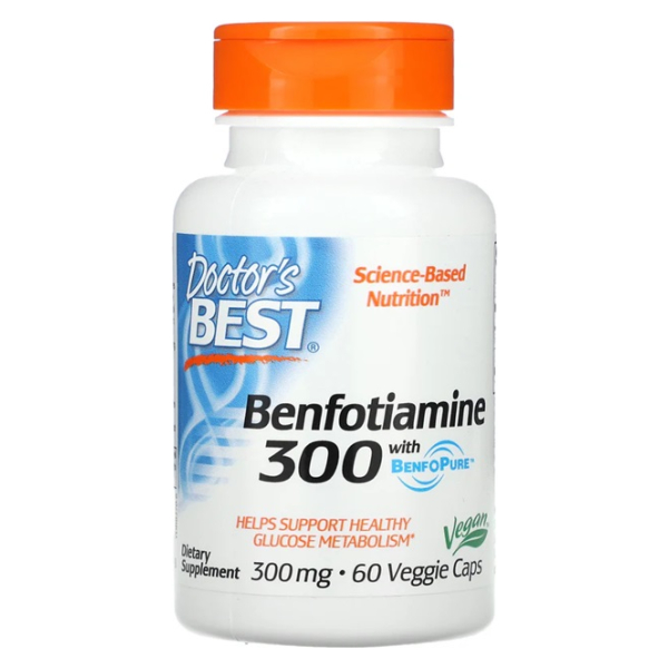 Benfotiamine with BenfoPure, 300mg - 60 vcaps