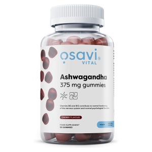 Ashwagandha 375mg Gummies, Cherry - 90 gummies