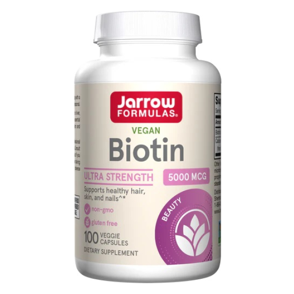 Biotin, 5000mcg - 100 vcaps