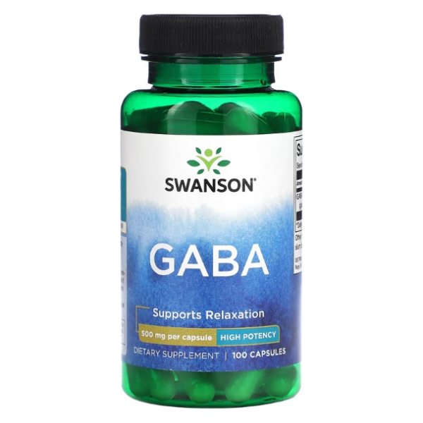 GABA, 500mg - 100 caps