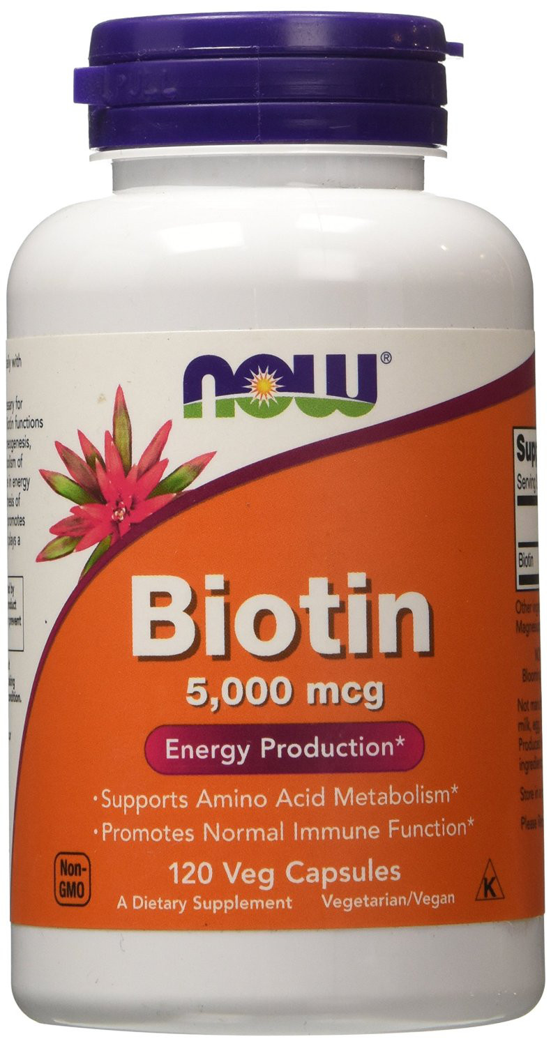 Biotin. 5000mcg - 120 vcaps