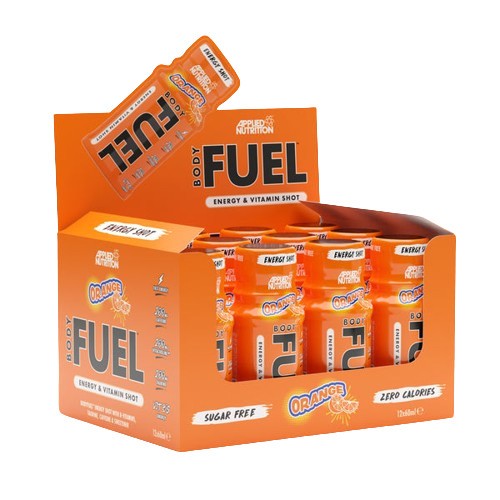 Bodyfuel Energy Shots. Orange - 12 x 60 ml.