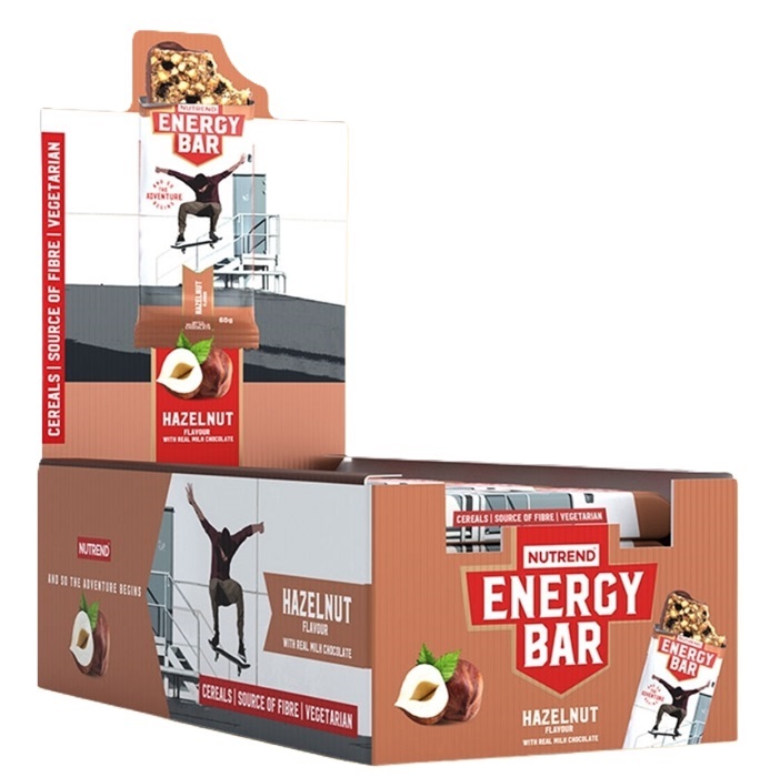 Energy Bar, Hazelnut - 20 x 60g