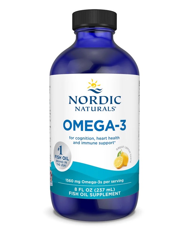 Omega-3, 1560mg Lemon - 237 ml.