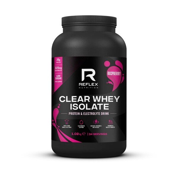 Clear Whey Isolate, Raspberry - 1020g