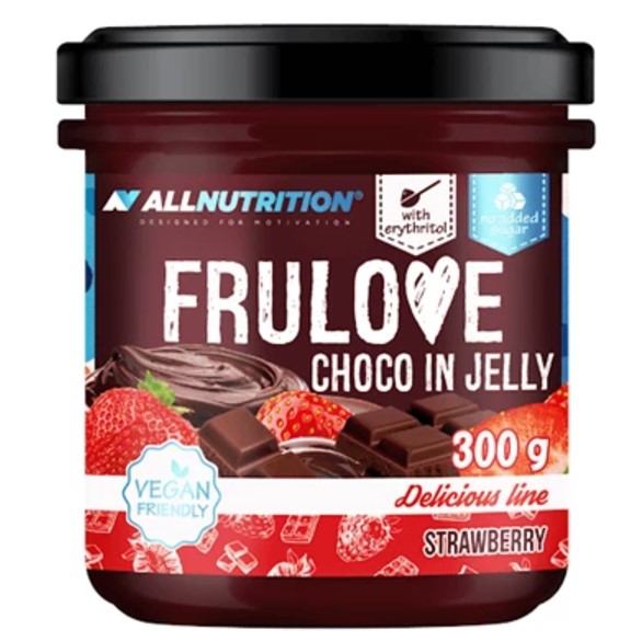 Frulove Choco In Jelly, Strawberry - 300g