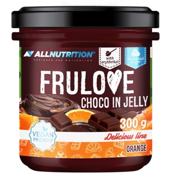 Frulove Choco In Jelly, Orange - 300g