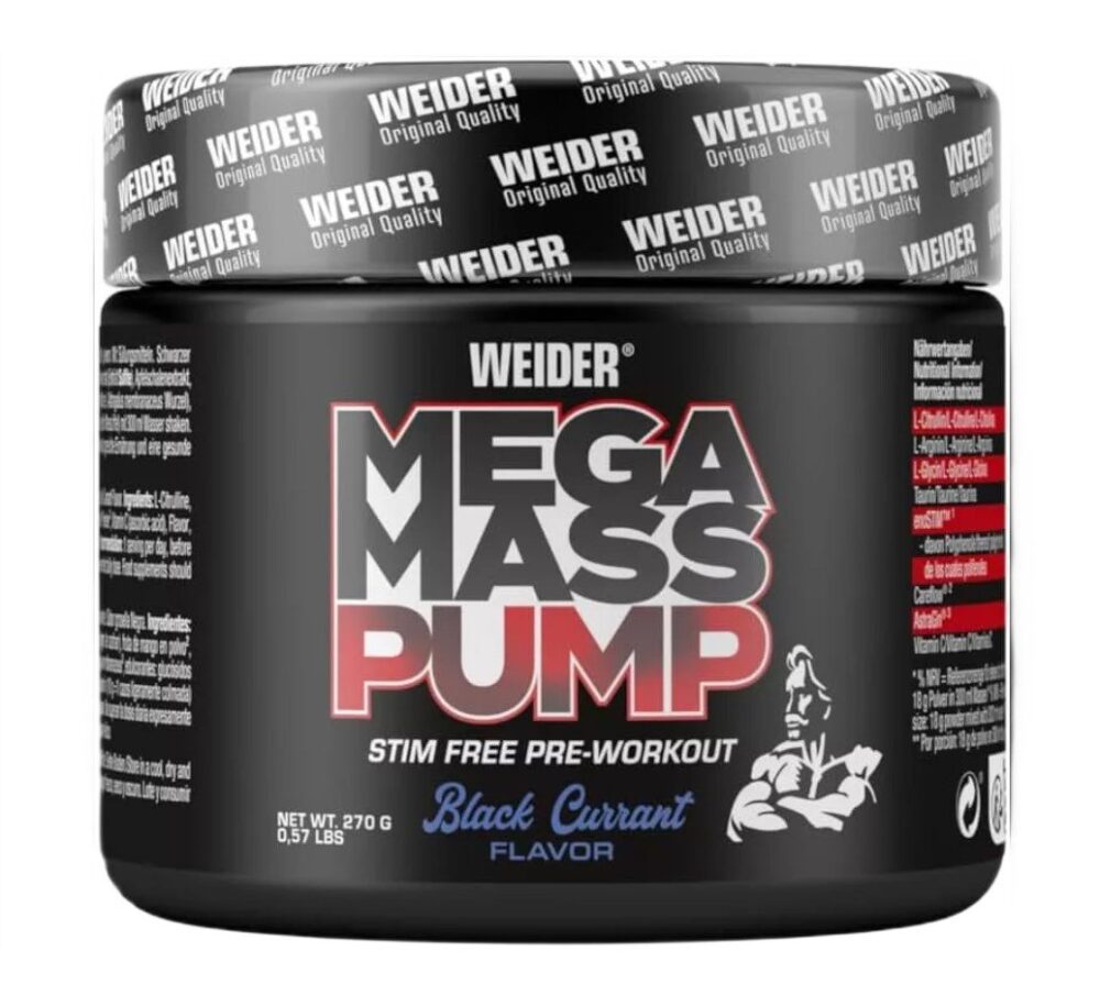 Mega Mass Pump, Blackcurrant - 270g