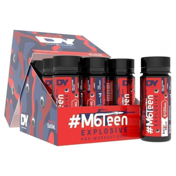 #M6Teen Explosive Pre-Workout Shot, Mojito - 12 x 60ml.