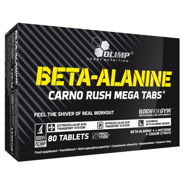 Beta Alanine - Carno Rush Mega Tabs - 80 tabs