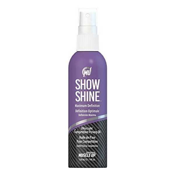 Show Shine, Maximum Definition Ultra Light Competition Posing Oil Spray - 118 ml.